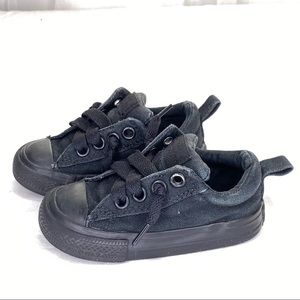 All Black Converse Shoes Toddler Size 5